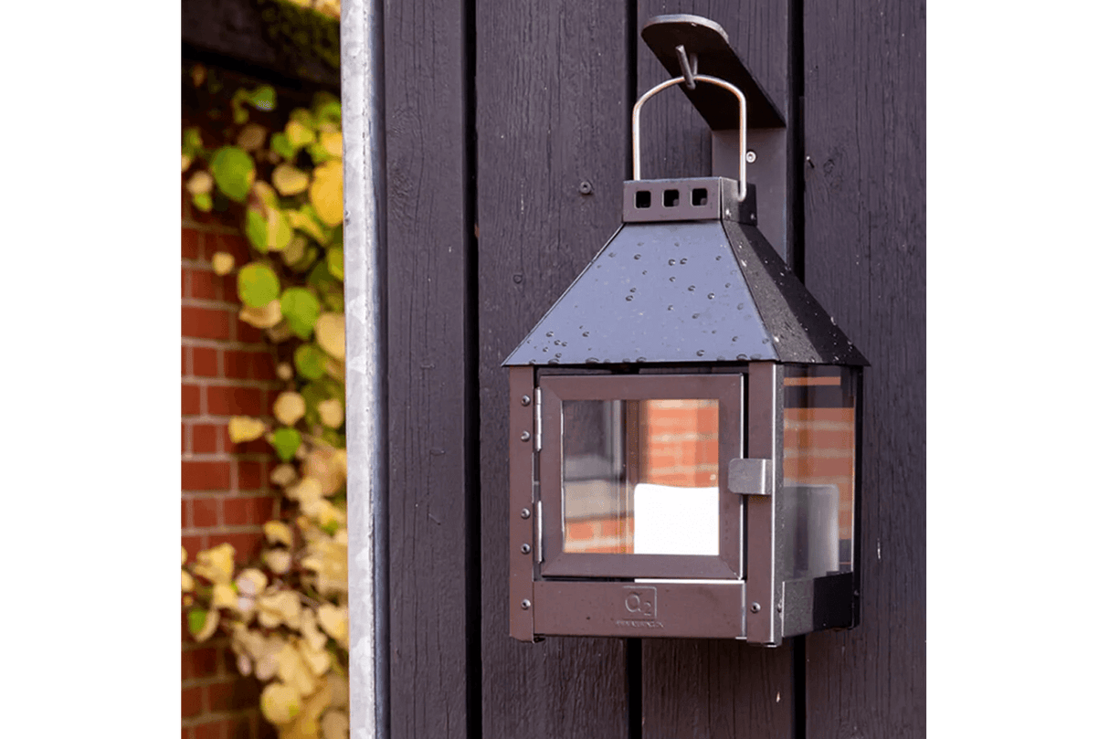 A2 living galvaniseret jern lanterne 17 x 27,5 cm