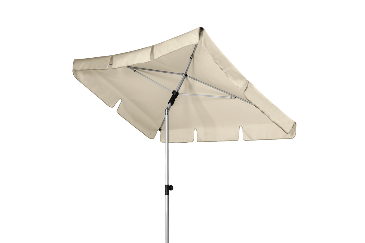 Active rektangulær parasol med knæk 180 x 120 cm