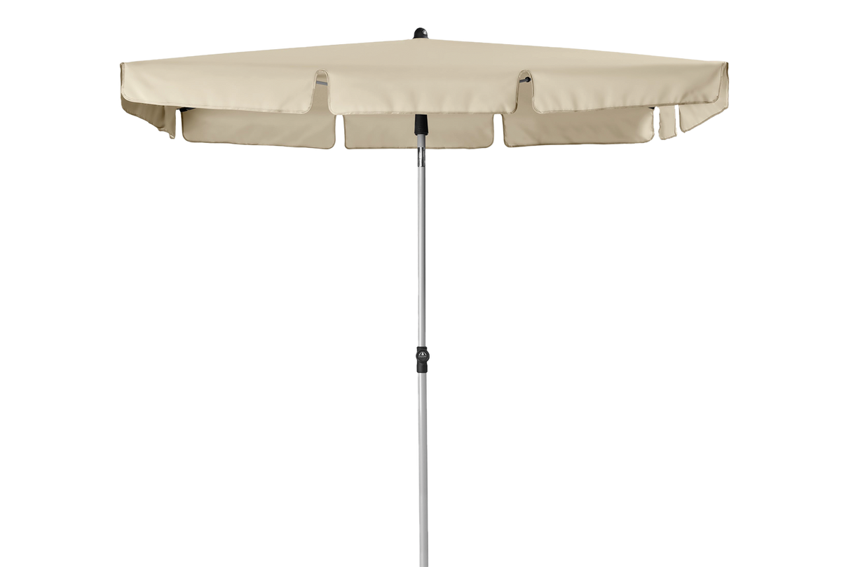 Active rektangulær parasol med knæk 180 x 120 cm
