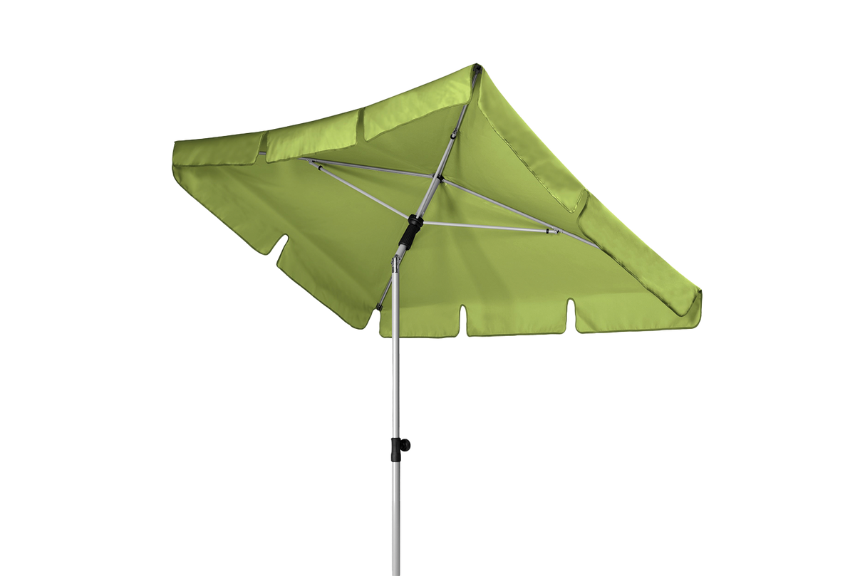 Active rektangulær parasol med knæk 180 x 120 cm