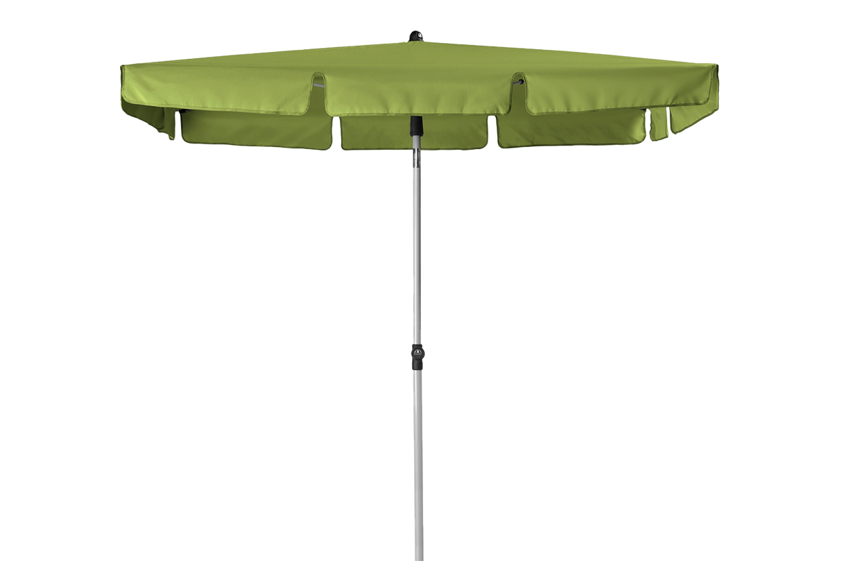 Active rektangulær parasol med knæk 180 x 120 cm