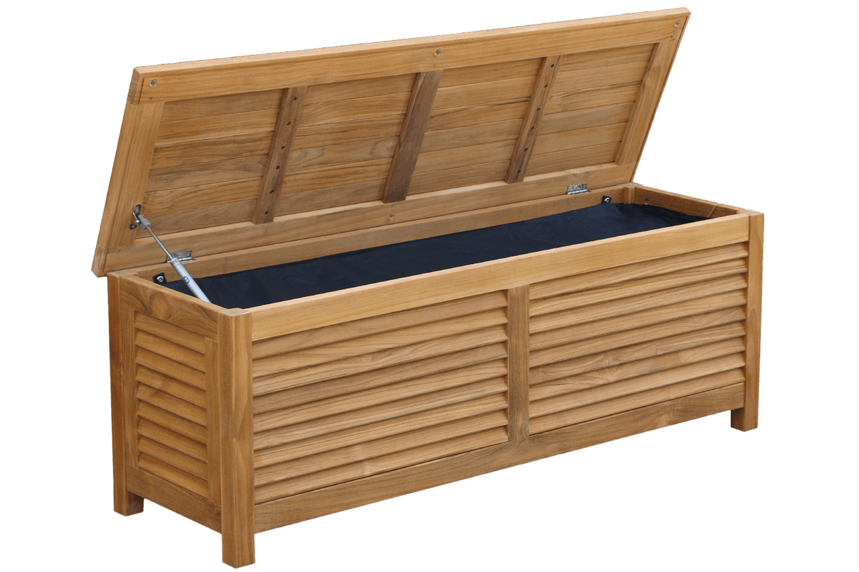 Agnes teak opbevaringsbænk 125 cm