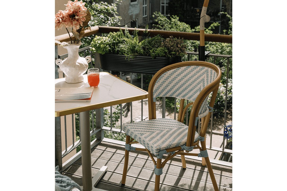 Delphine fransk flet caféstol