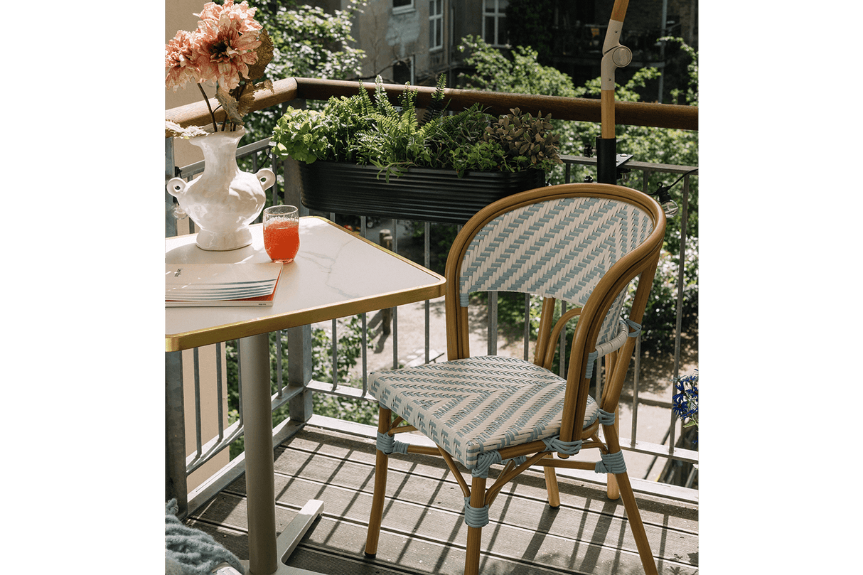 Delphine fransk flet caféstol