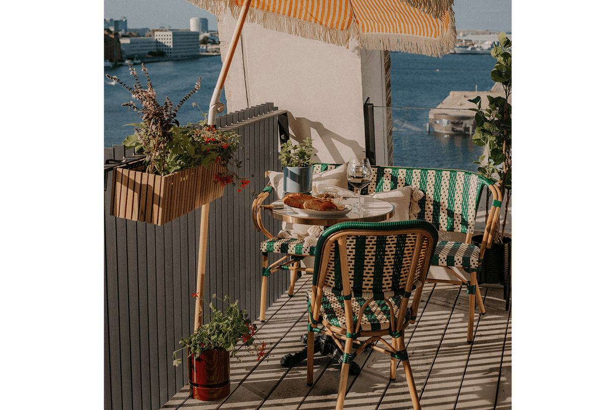 Eloise fransk flet caféstol