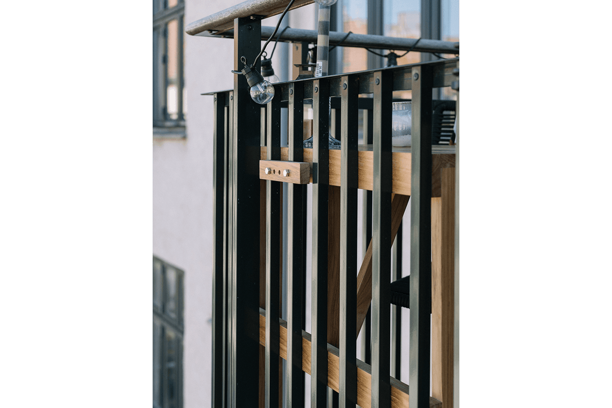 Evi teak klapbord 60 x 40 cm