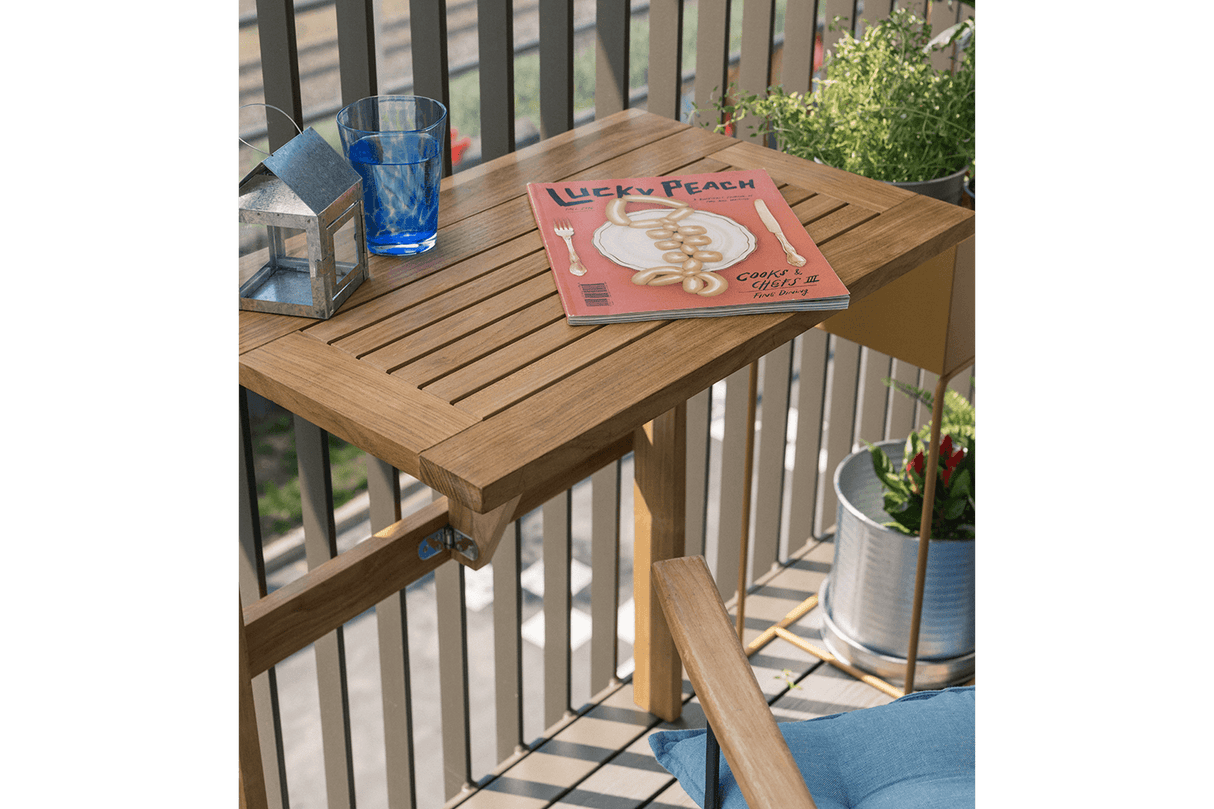 Evi teak klapbord 60 x 40 cm