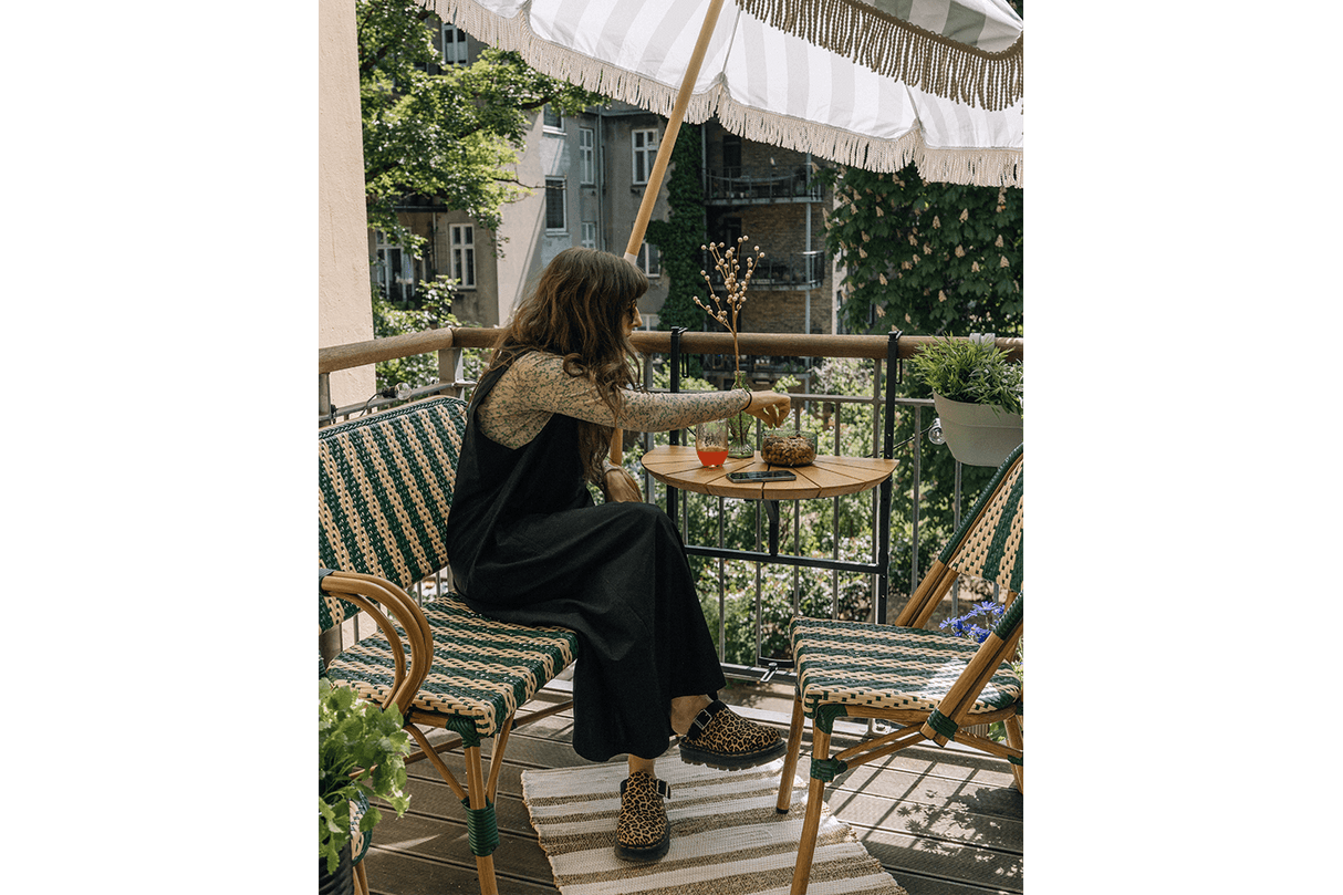 Galina teak hængebord 60 x 40 cm