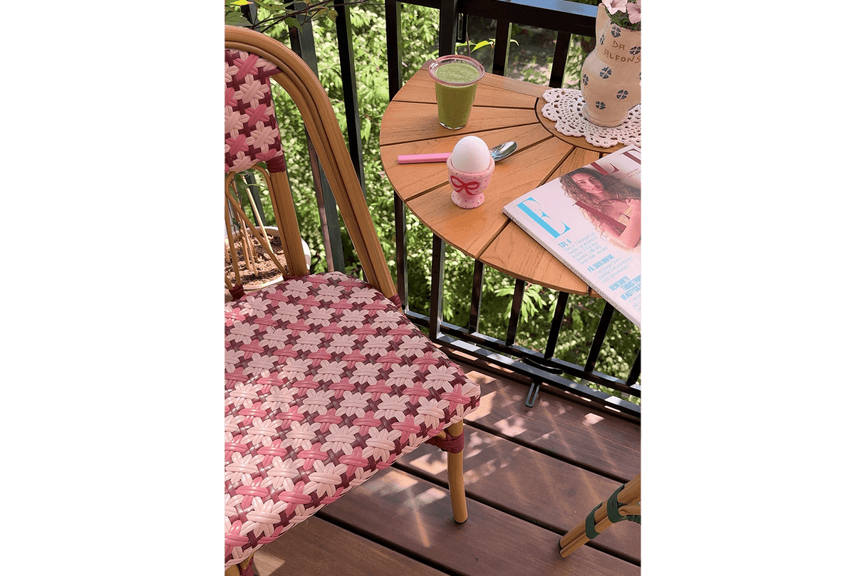 Lilou fransk flet caféstol