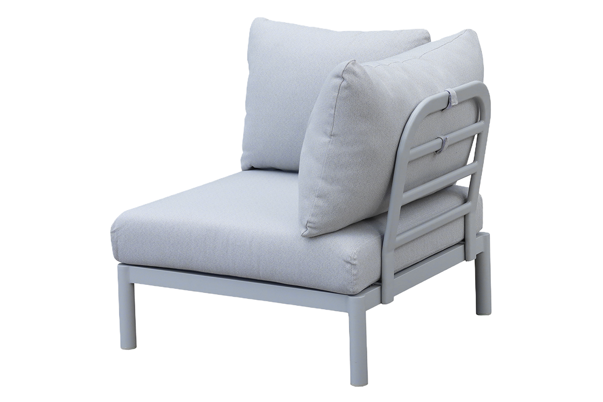 Luna aluminium loungesofa - Hjørne