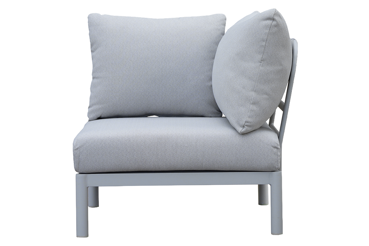 Luna aluminium loungesofa - Hjørne