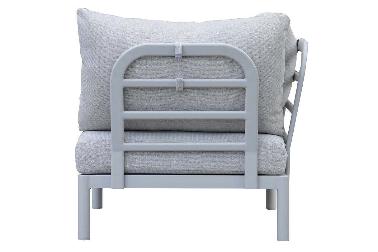 Luna aluminium loungesofa - Hjørne