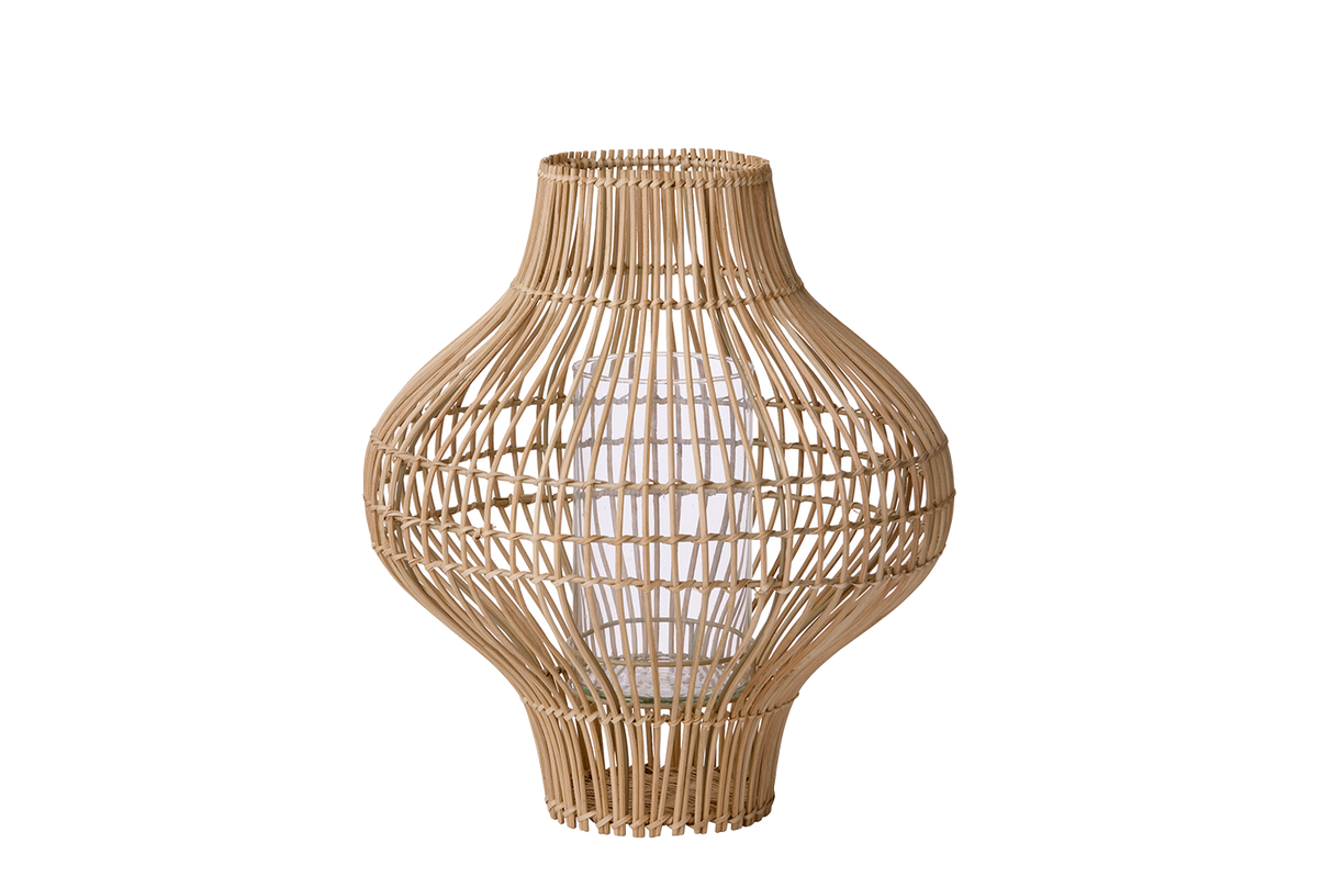 Sasha rattan lanterne