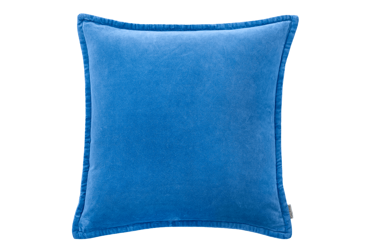 Velvet soft pudetræk m.pyntekant 50 x 50 cm