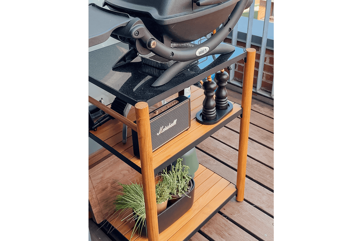 Dora teak grillbord med granitplade 60 x 50 cm