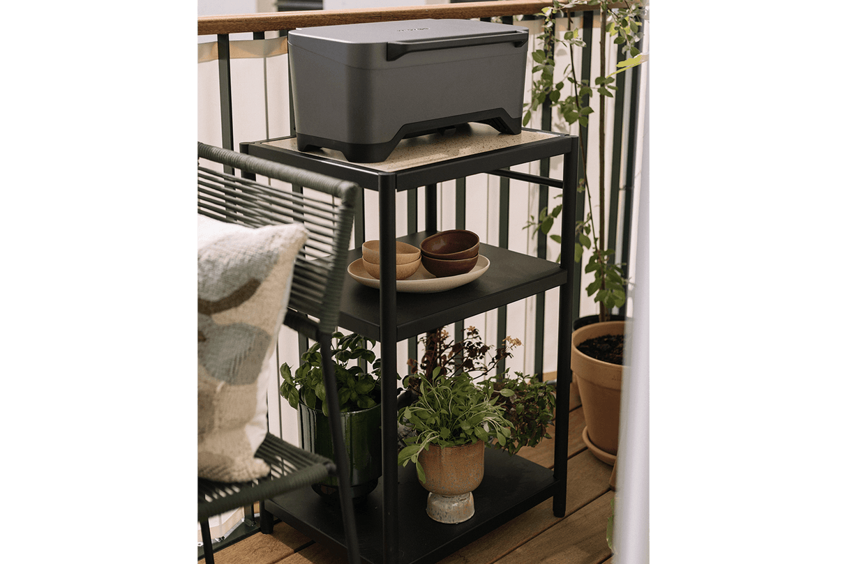 Dora metal grillbord topplade i superstone 50 x 40 cm