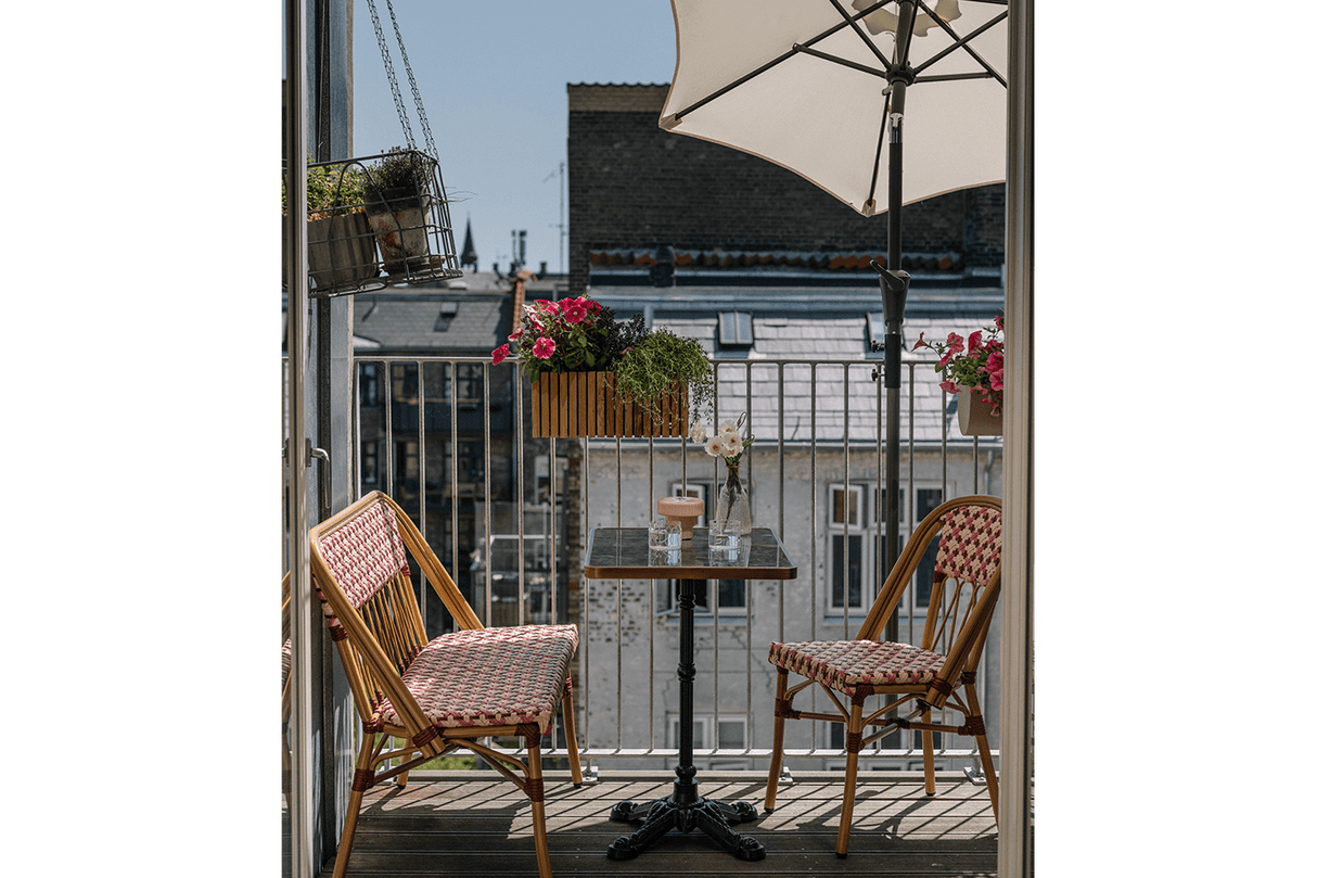 Lilou fransk flet caféstol