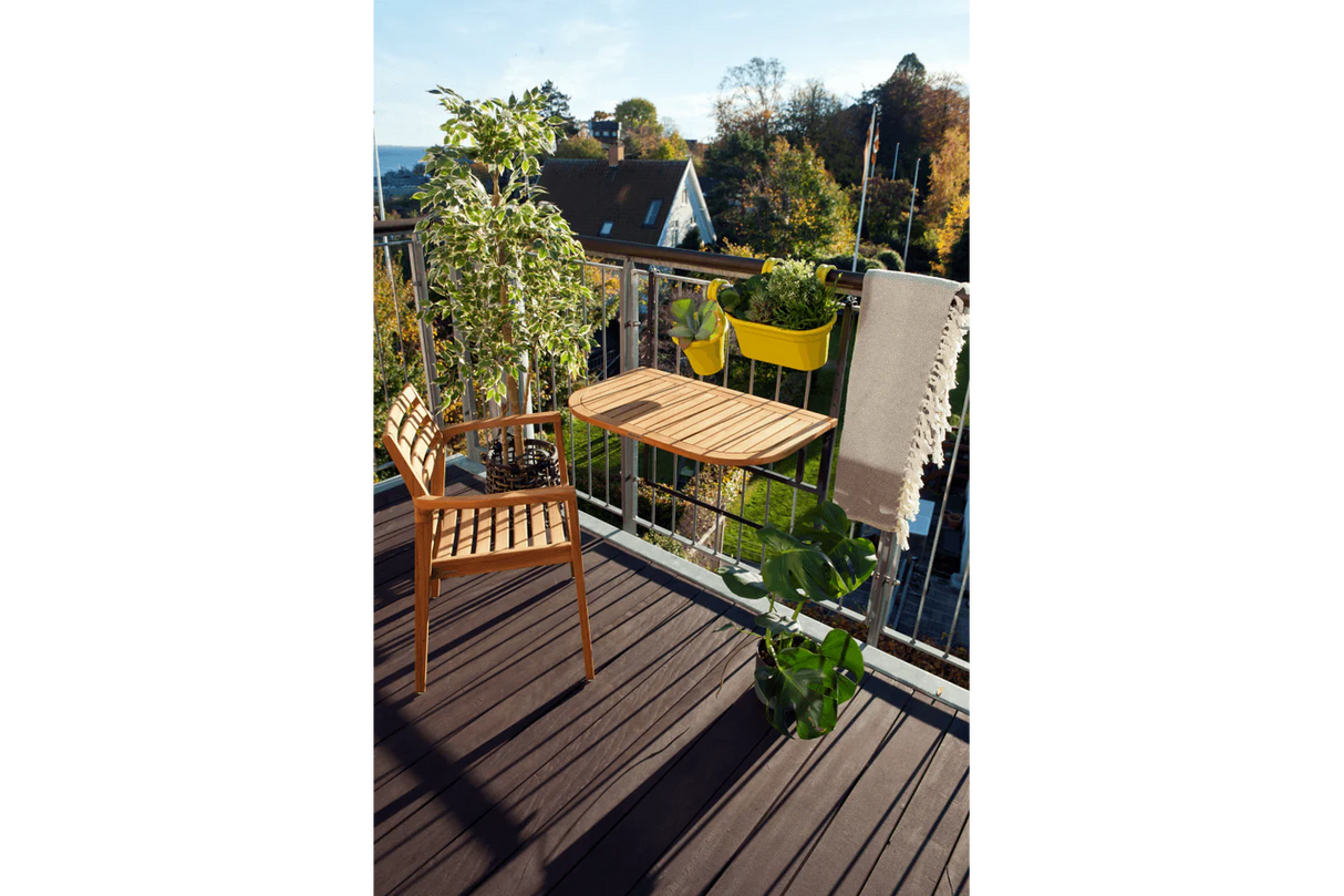 Ida teak hængebord 80 x 50 cm