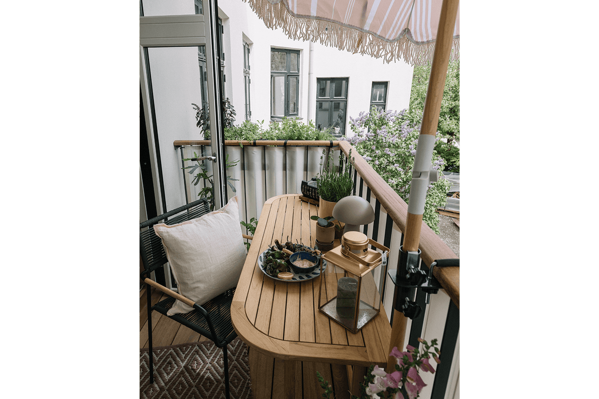 Laura teak klapbord 130 x 50 cm