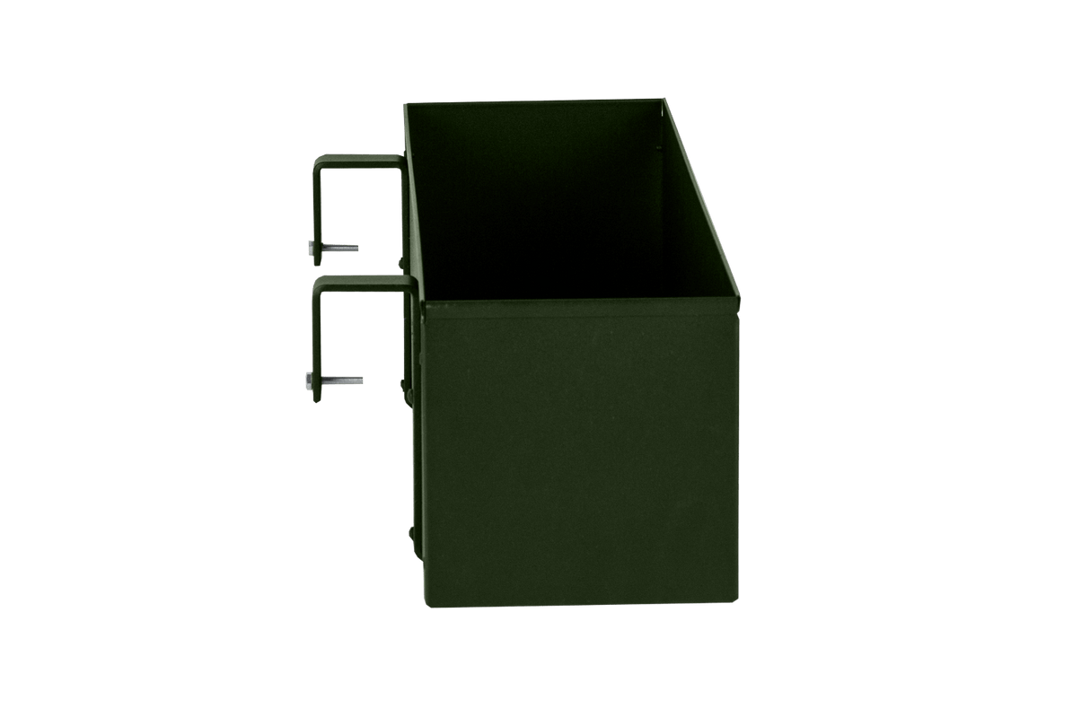 Liva mørkegrøn altankasse 60 / 80 / 100 cm