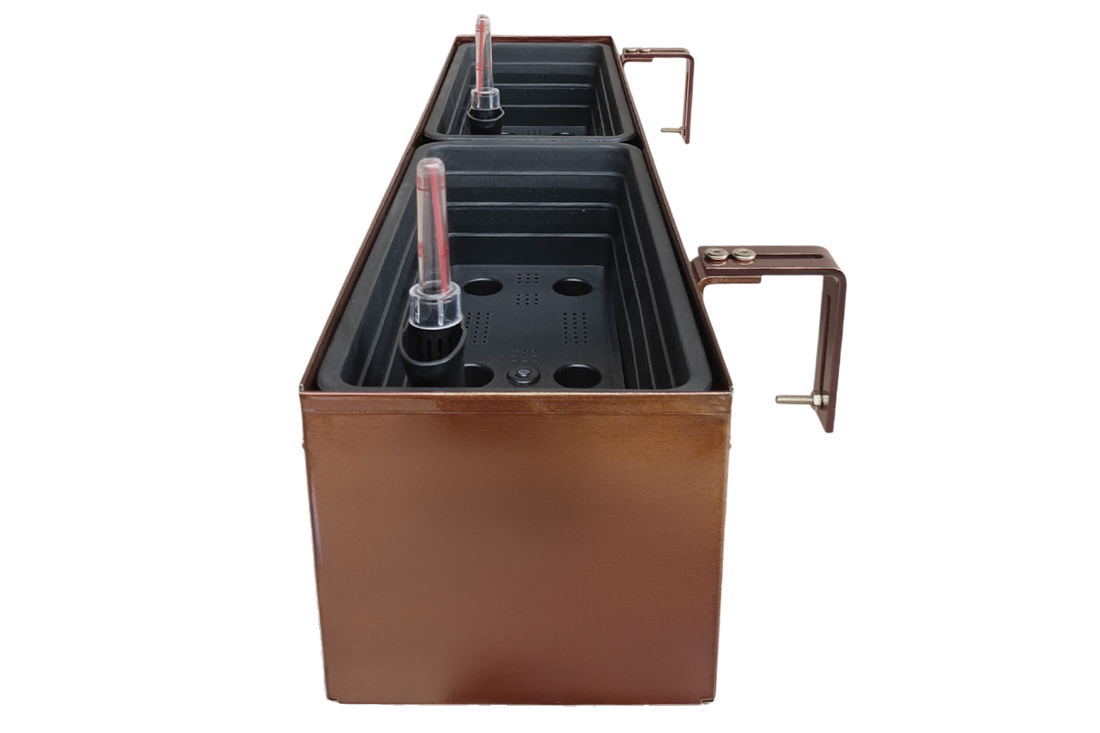 Liva kobber altankasse med selvvanding 60 / 80 / 100 cm