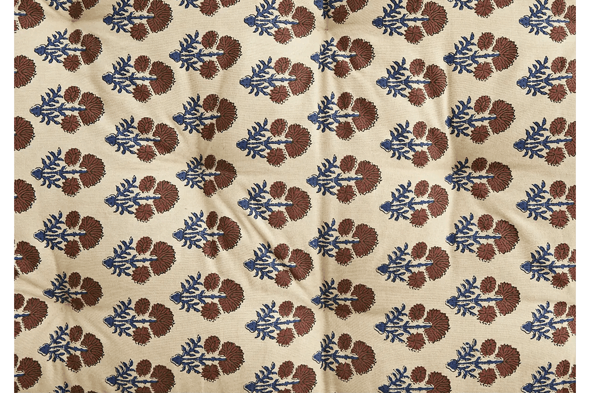 Blomstret madras 60 x 100 cm