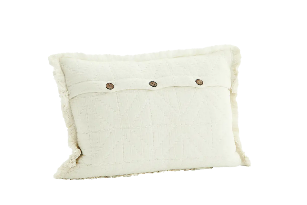 Pudetræk med broderi 30 x 45 cm