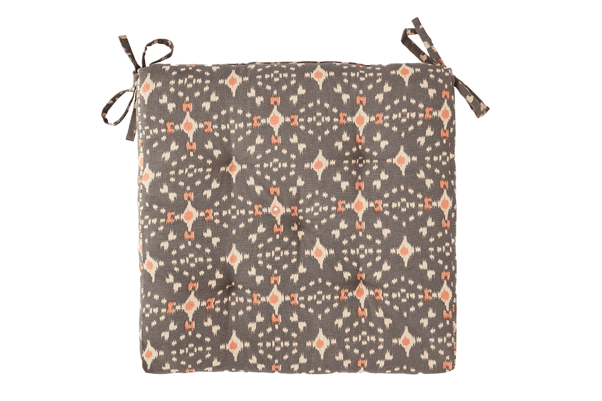 Siddehynde med print 45 x 45 cm