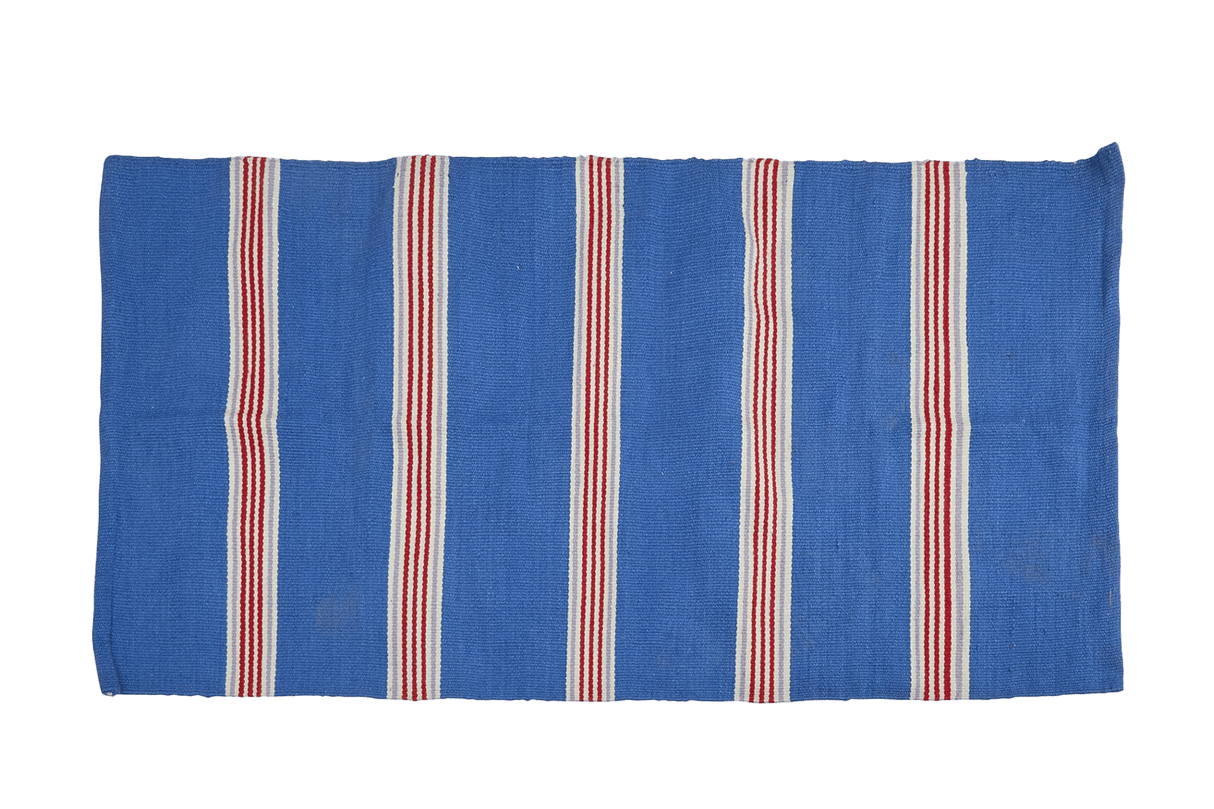 Recycle stribet tæppe 70 x 140 cm