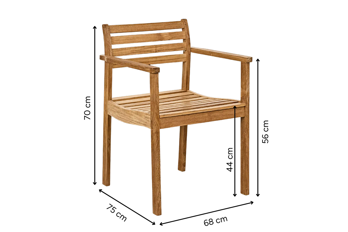 Rosenholm teakstol