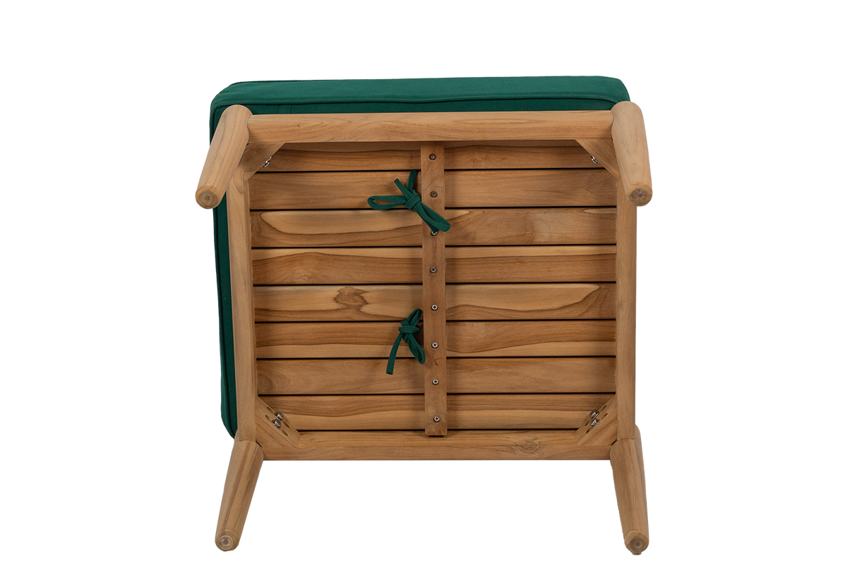 Sienna teak puf / bord