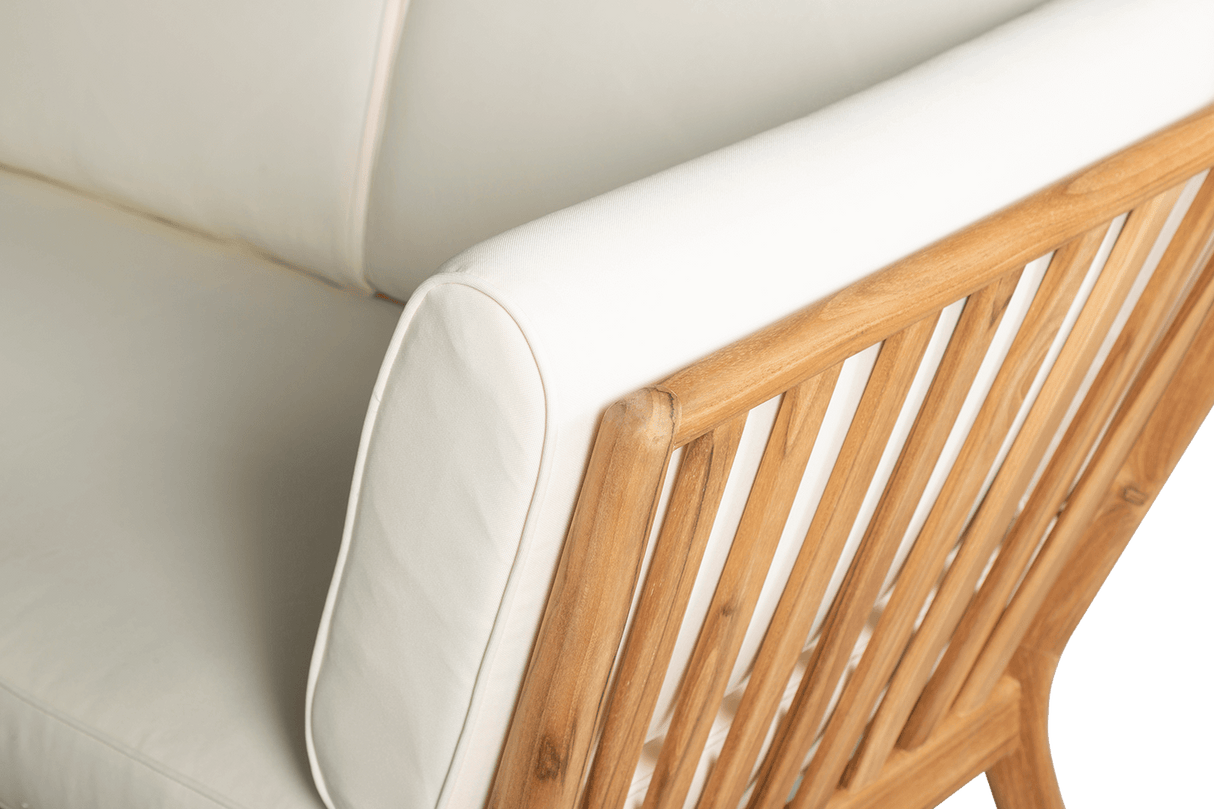 Sienna teak high back loungesofa - højre