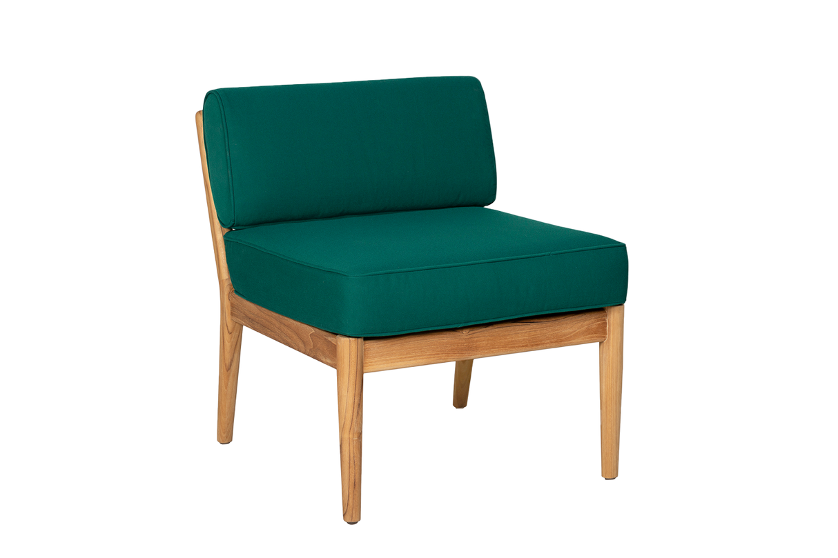 Sienna teak loungesofa - midtermodul