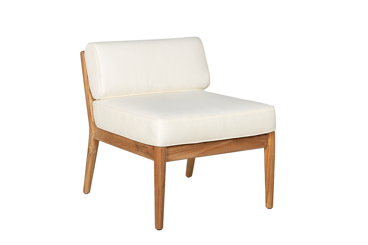 Sienna teak loungesofa - midtermodul