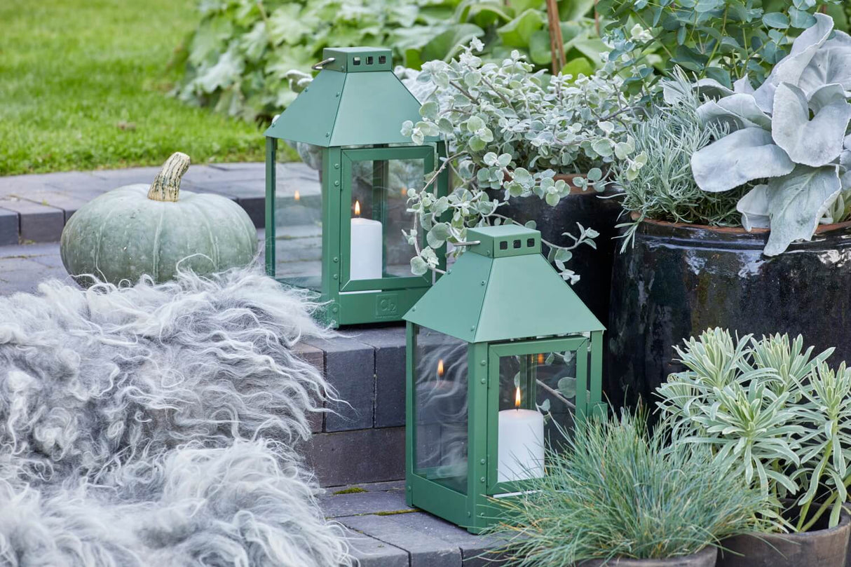 A2 living galvaniseret jern lanterne 17 x 33,5 cm