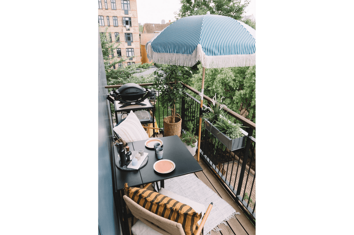 Alberte metal gateleg bord 130 x 70 cm