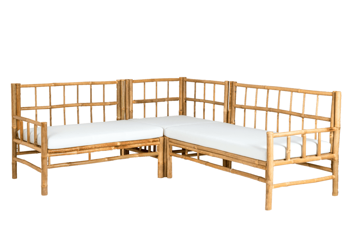 Beate bambus loungesofa - hjørne