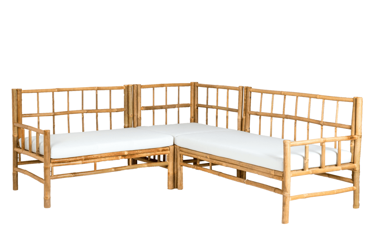 Beate bambus loungesofa - højre