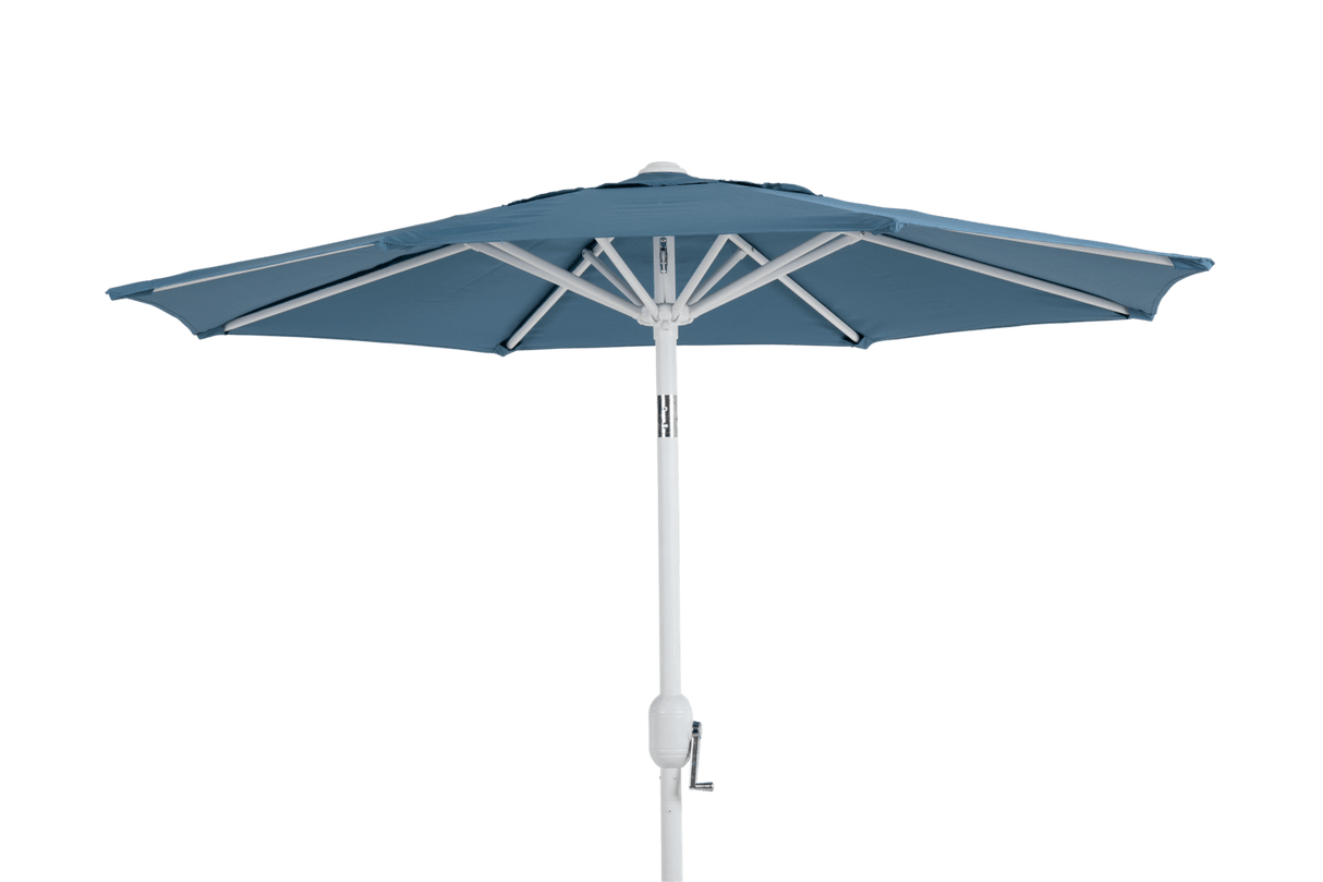 Cambre ensfarvet parasol m/hvid stang Ø200 cm