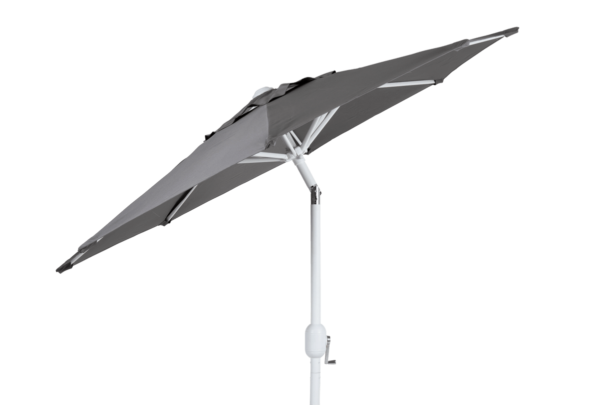 Cambre ensfarvet parasol m/hvid stang Ø200 cm