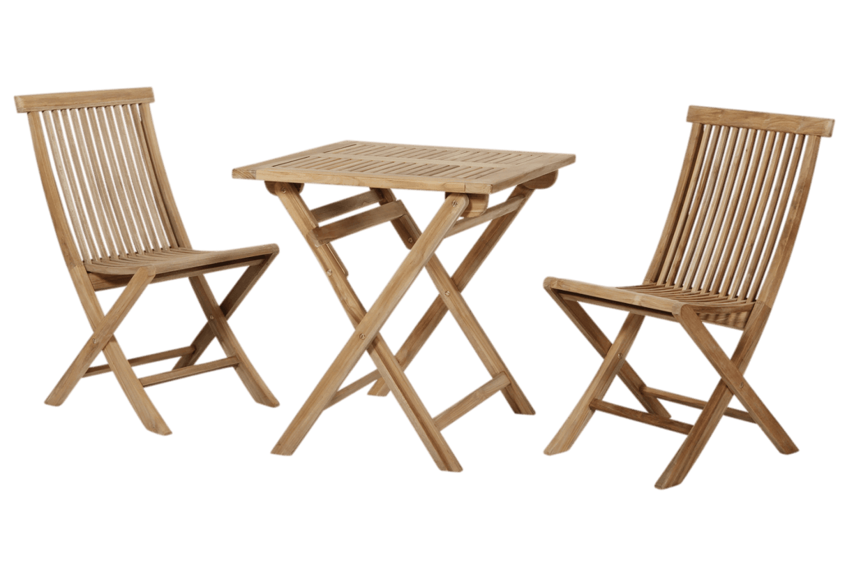 Turin teak klapstol uden armlæn