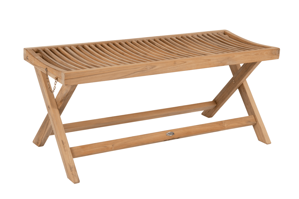 Turin teak bænk 105 cm