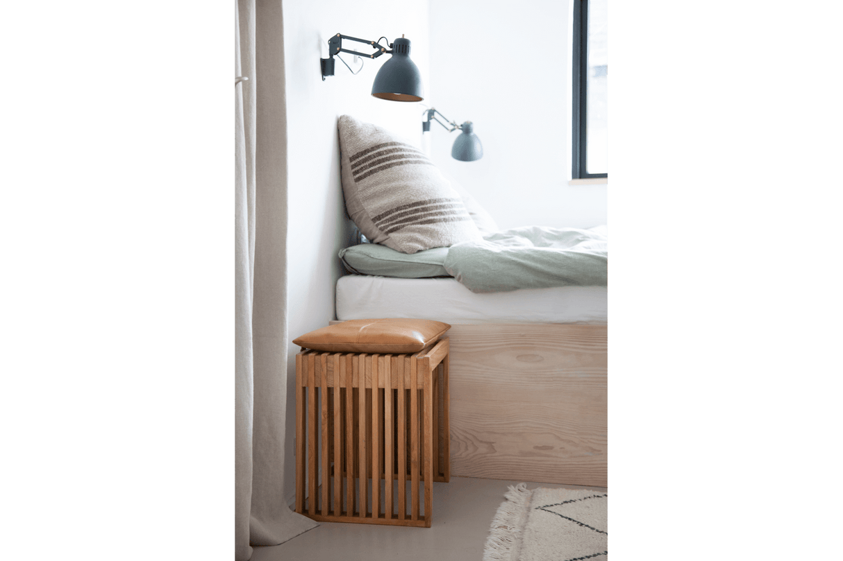 Læderhynde 45 x 35 cm