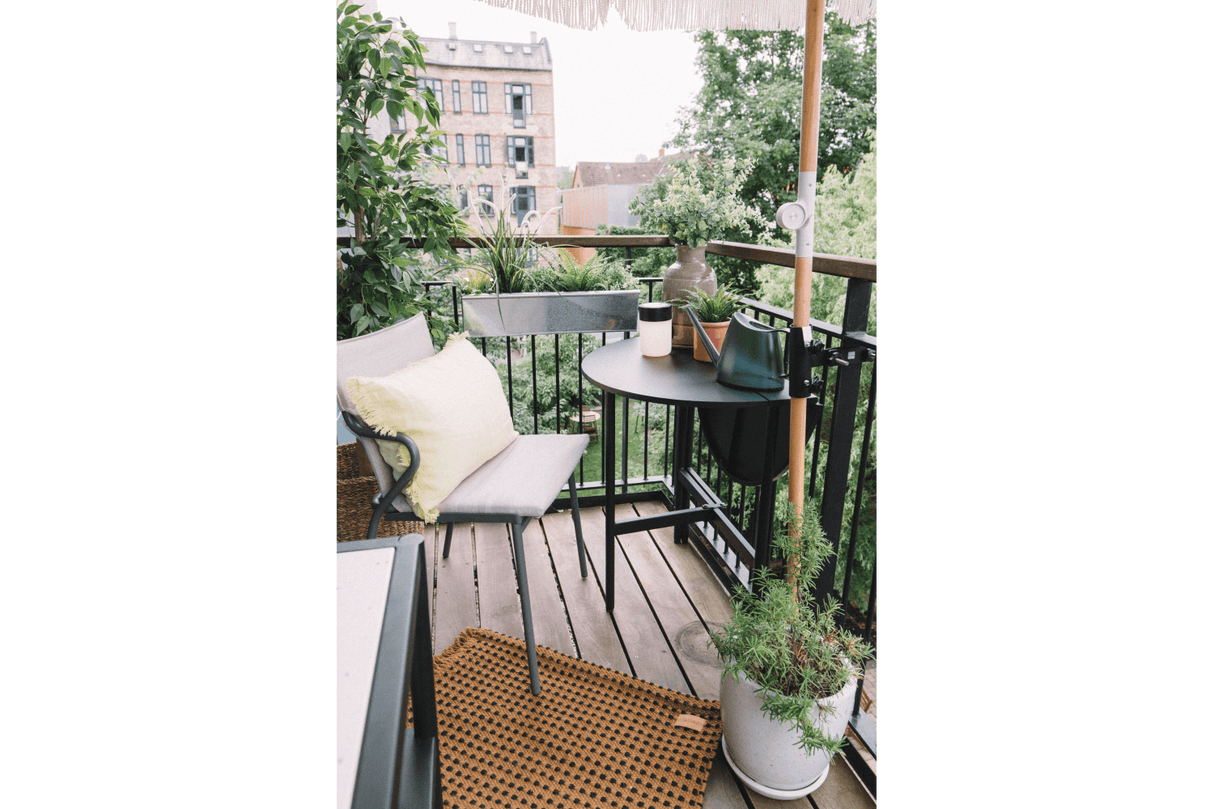 Clara gateleg metalbord Ø80 cm