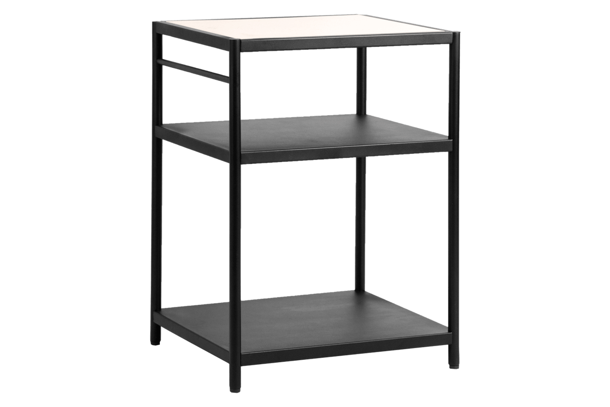 Dora metal grillbord med topplade i superstone 60 x 50 cm