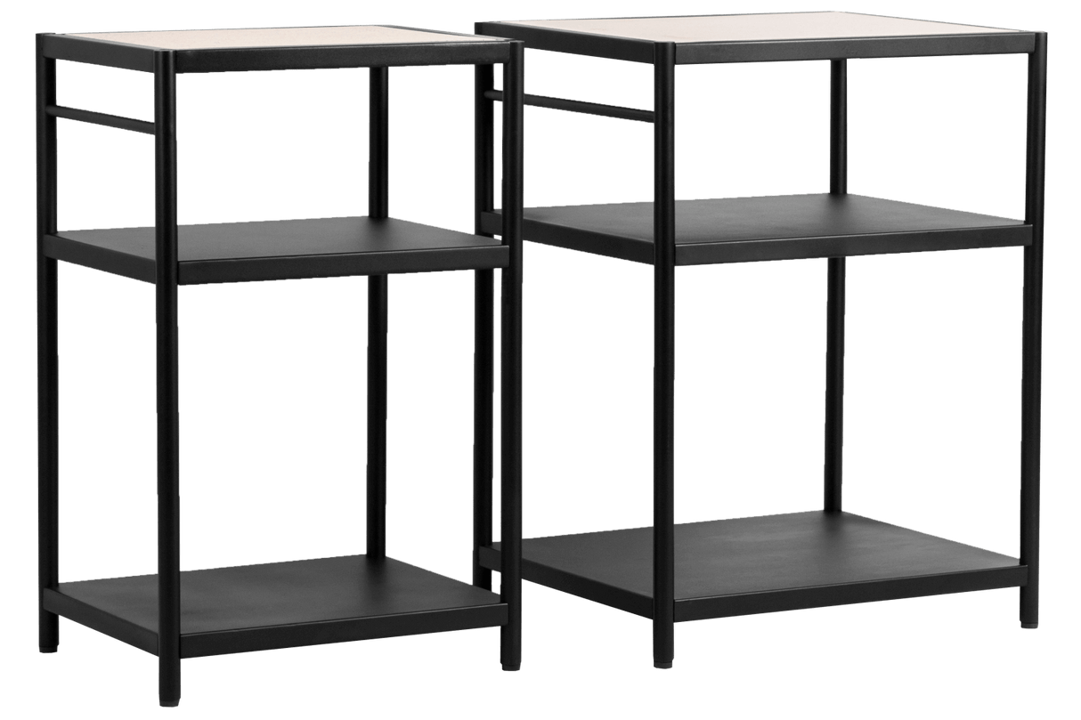 Dora metal grillbord med topplade i superstone 60 x 50 cm