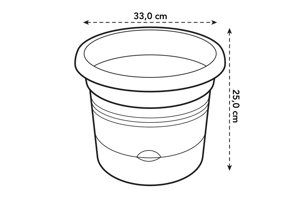 Green basics tomatpotte Ø33,5 cm