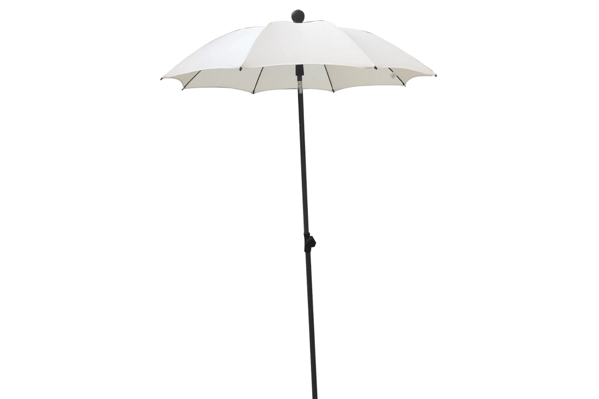 Ellen ensfarvet parasol med knæk Ø130 cm