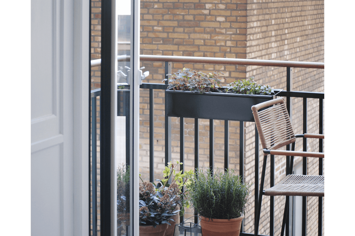 Esther mørkegrøn altankasse 40 / 60 / 80 cm