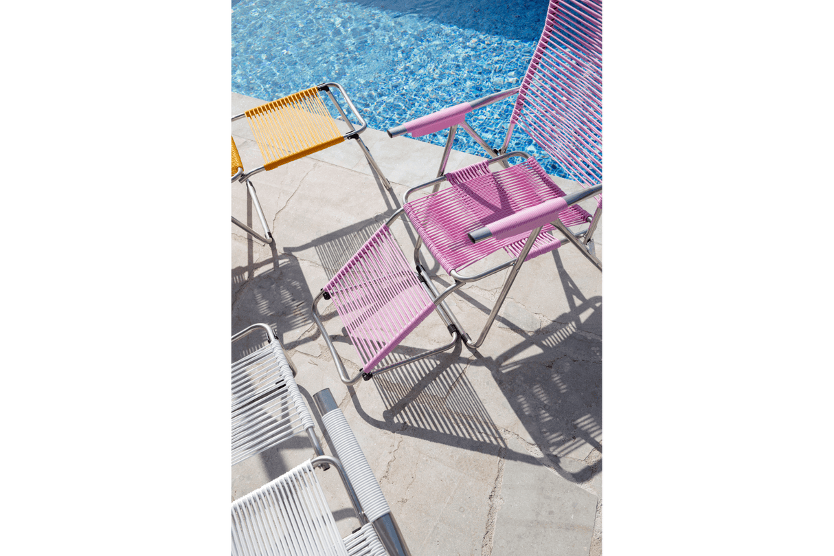 Spaghetti design liggestol